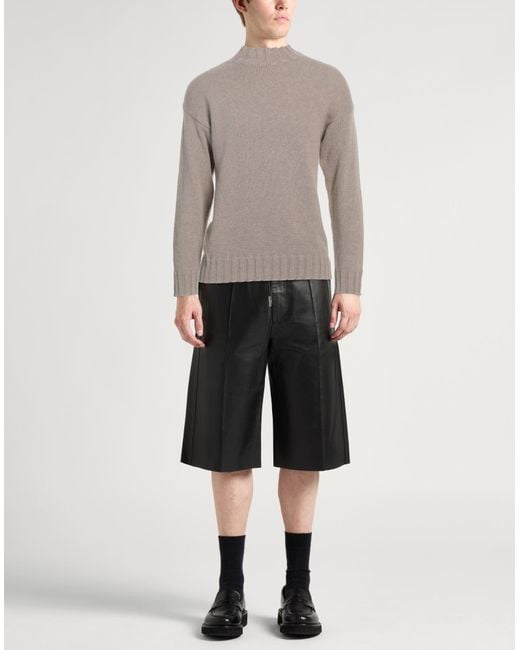 Tagliatore Gray Taupe Turtleneck Wool for men