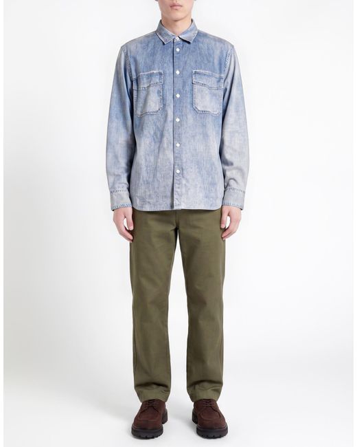 Rag & Bone Blue Denim Shirt for men