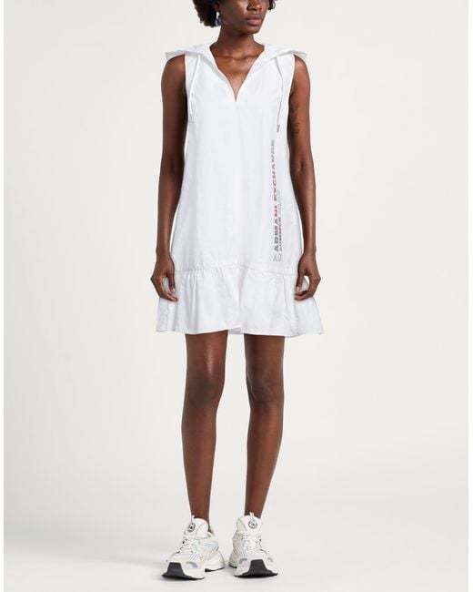 ARMANI EXCHANGE White Mini Dress