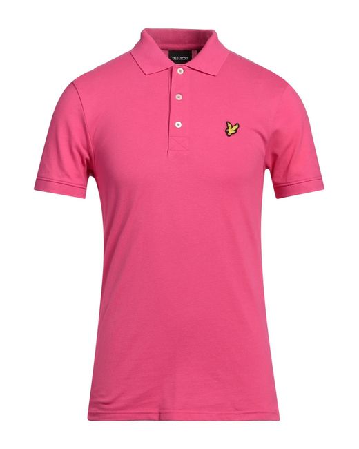 Lyle & Scott Pink Polo Shirt for men