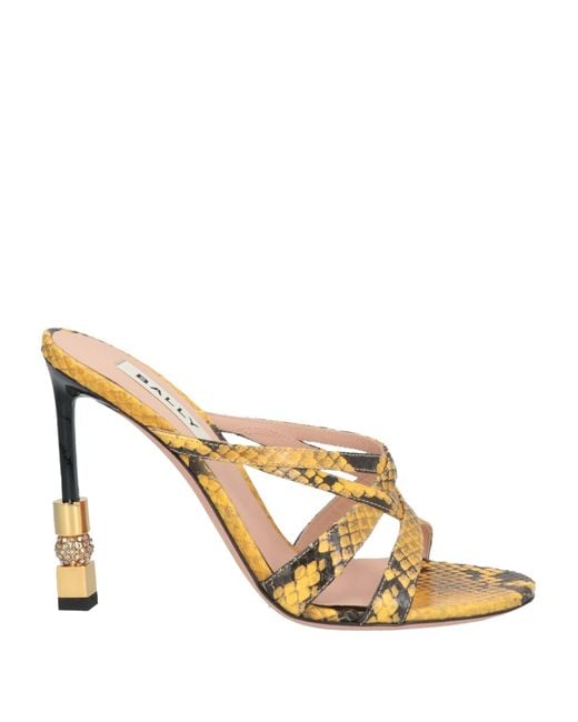 Bally Metallic Sandals