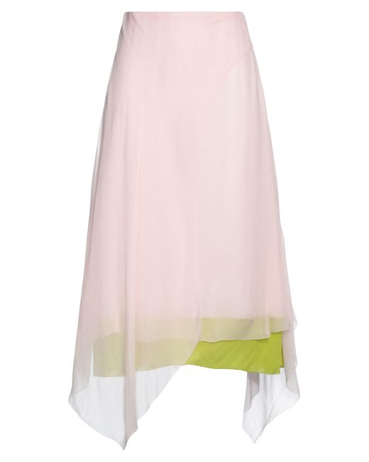 Fendi Pink Midi Skirt