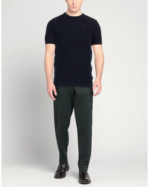 John Richmond Blue Midnight Sweater Cotton for men