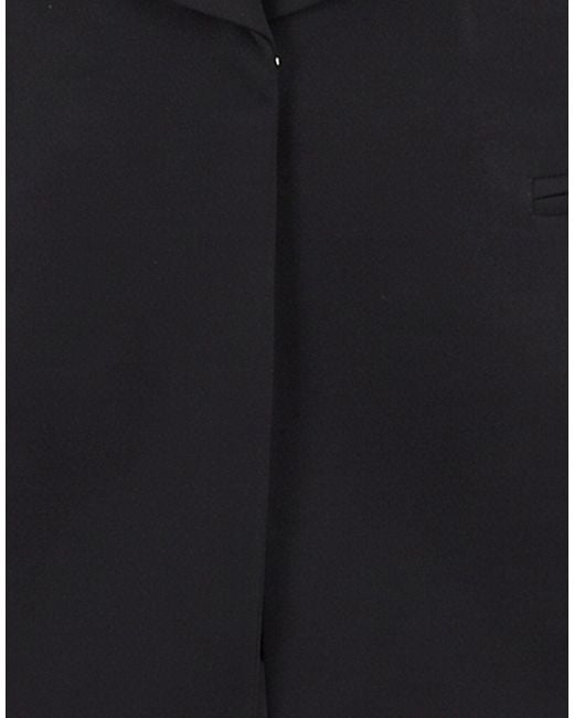 Herno Black Blazer Polyester, Elastane, Cotton