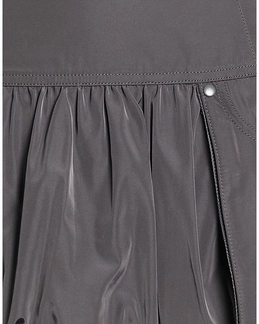 Low Classic Gray Mini Skirt Polyester
