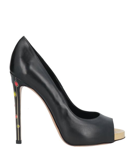 FRANCESCO SACCO Black Pumps Calfskin