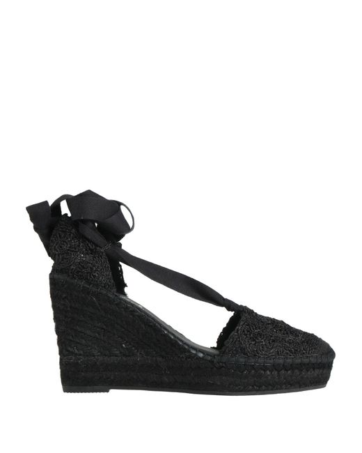 Vidorreta Women's Black Espadrilles Textile Fibers