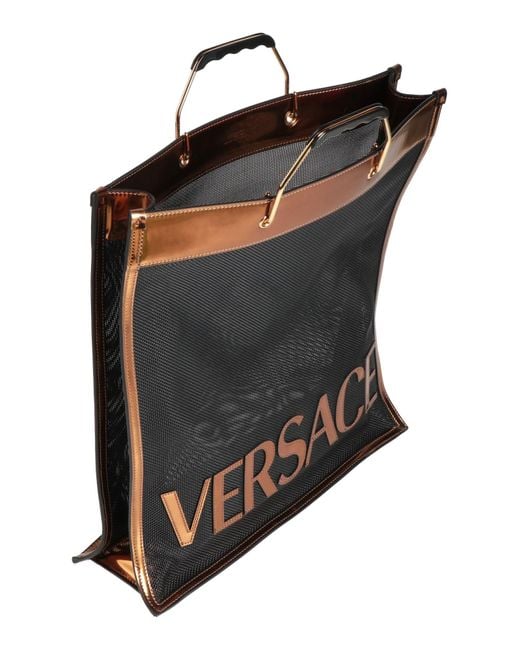 Versace Black Handbag Polyester for men