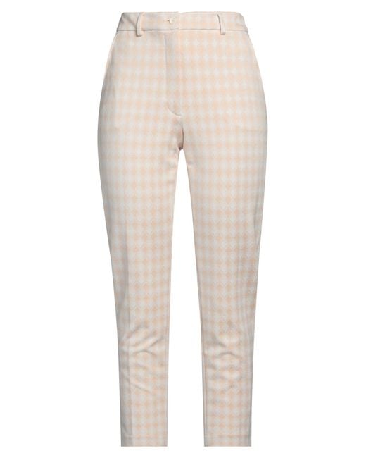 SEVENTY VENEZIA Natural Pants Polyester, Viscose, Elastane