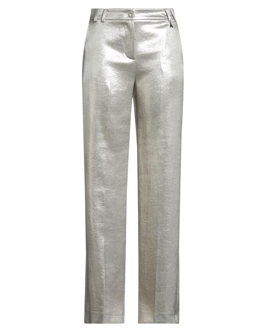 Patrizia Pepe Gray Pants Polyester