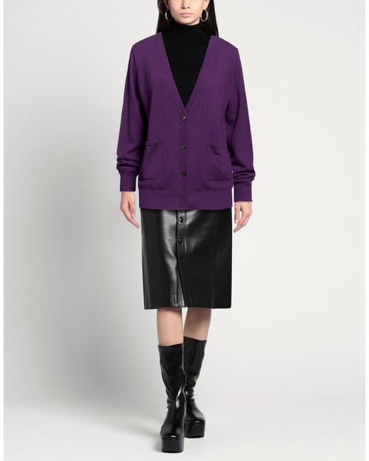 Not Shy Purple Cardigan
