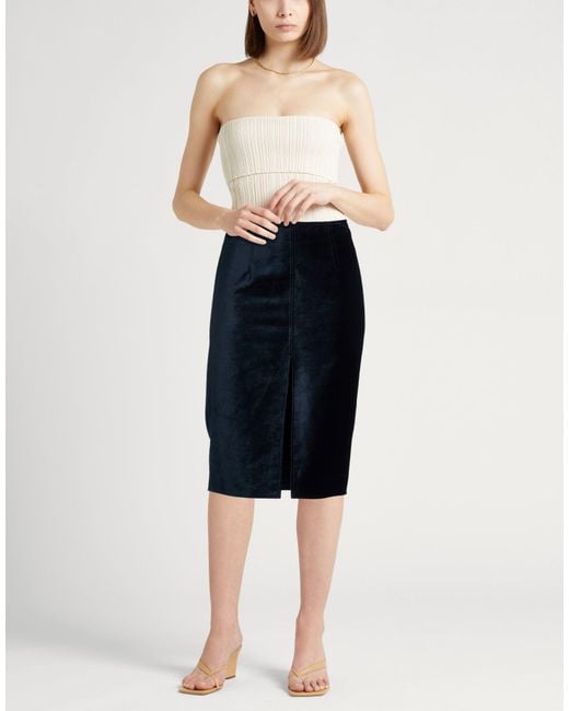 Forte_forte Blue Midi Skirts
