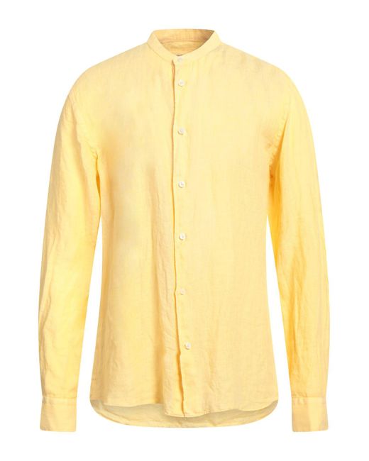 MASTRICAMICIAI Yellow Shirt for men