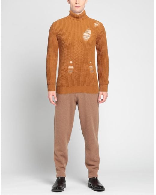 Daniele Alessandrini Rollkragenpullover in Brown für Herren