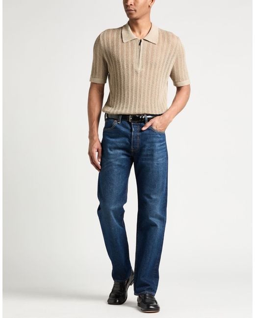 Emporio Armani Natural Polo Shirts for men