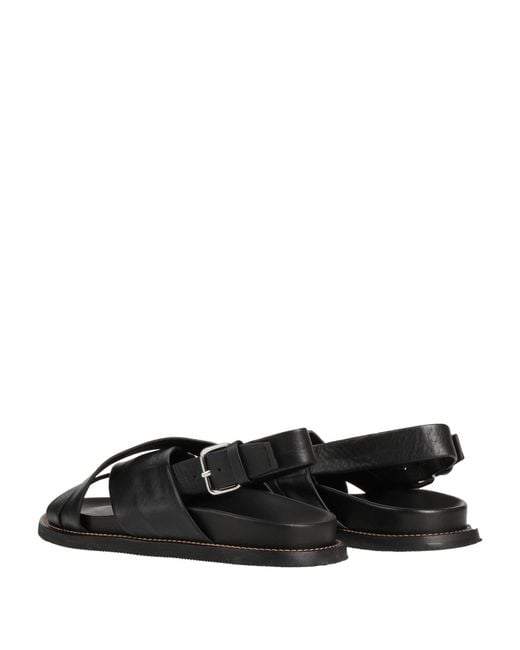 Pollini Black Sandals for men