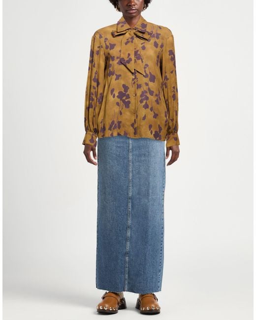 Manila Grace Green Shirt Viscose