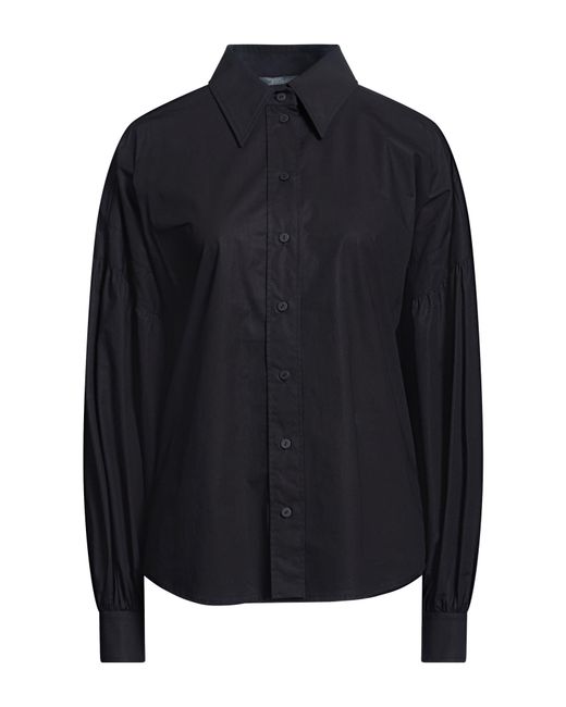 Alberta Ferretti Blue Shirt Cotton, Elastane
