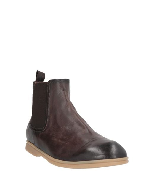 Sturlini Brown Dark Ankle Boots Leather for men