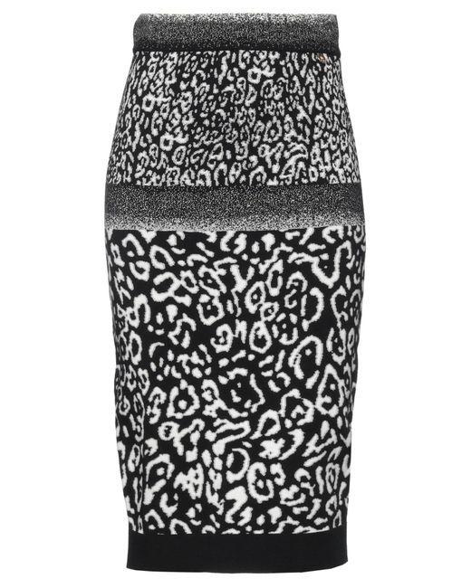 Liu Jo Black Midi Skirt