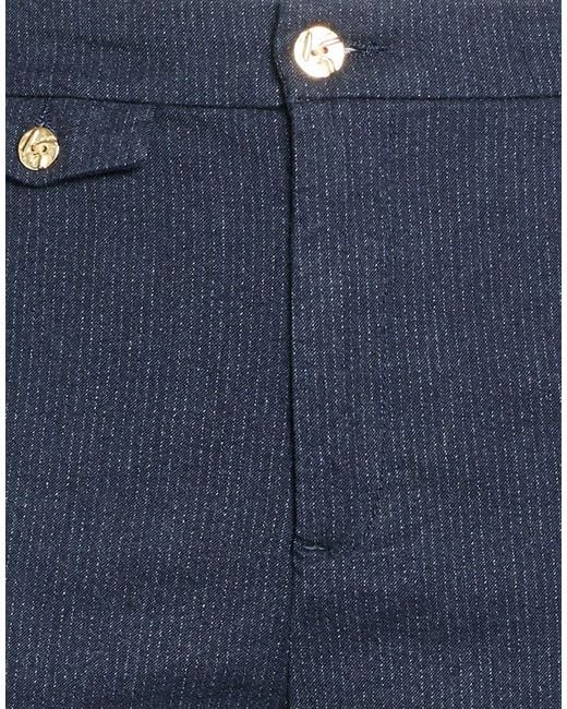 40weft Blue Pants Cotton, Elastane