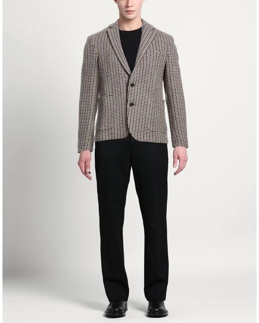 Officine Generale Gray Blazer Wool for men