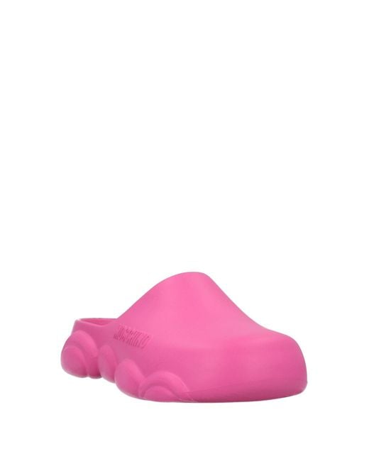 Moschino Pink Mules & Clogs