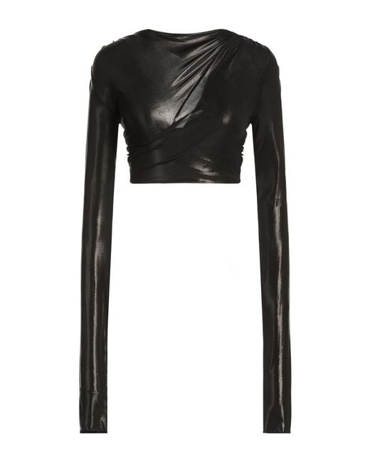 Rick Owens Black Top Viscose, Elastane