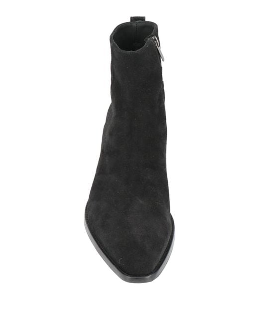 MICH SIMON Black Ankle Boots for men
