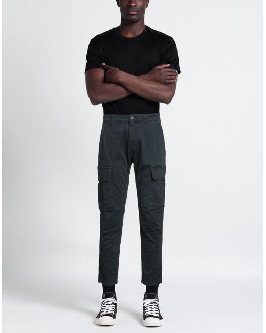 Impure Blue Midnight Pants Cotton, Elastane for men