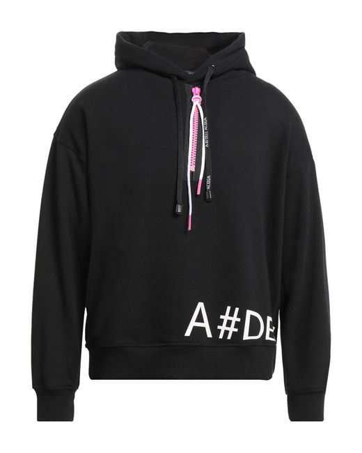 Alessandro Dell'acqua Black Sweatshirt for men