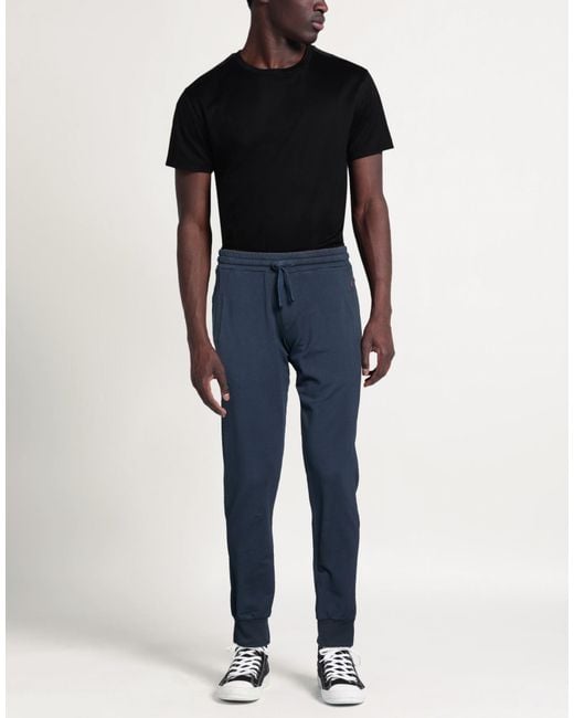 Cooperativa Pescatori Posillipo Blue Midnight Pants Cotton, Elastane for men