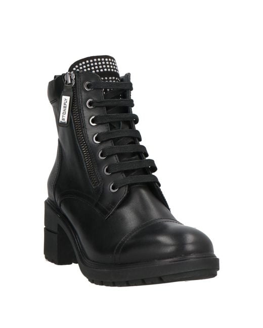 Stonefly Black Ankle Boots