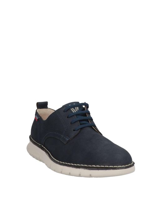 Callaghan Blue Adaptaction Midnight Lace-Up Shoes Leather for men