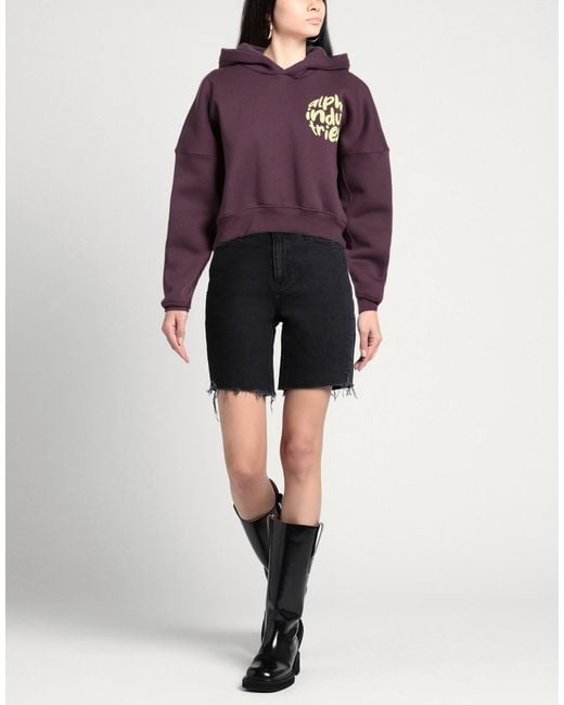 Alpha Industries Purple Sweatshirt