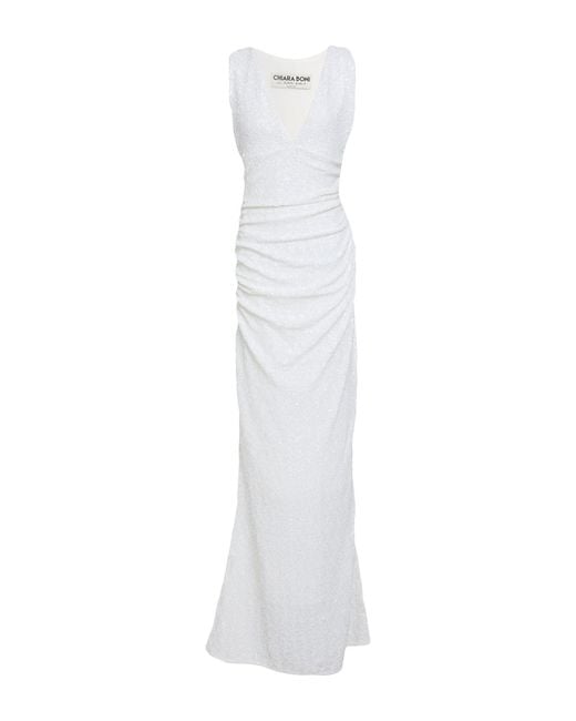 La Petite Robe Di Chiara Boni White Maxi Dresses