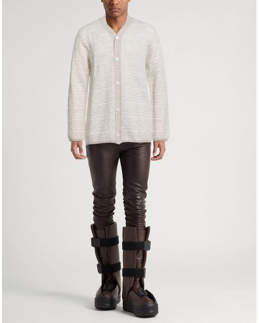 Comme des Garçons White Cardigan for men