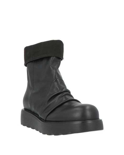 Ixos Black Ankle Boots Synthetic Material