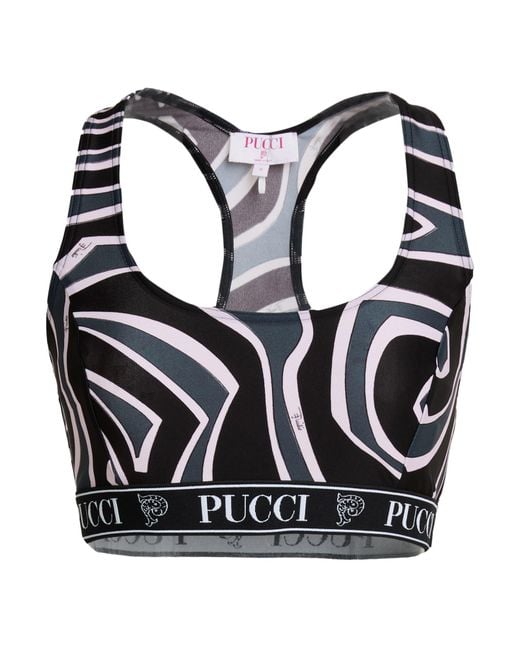 Emilio Pucci Black Top Polyamide, Elastane