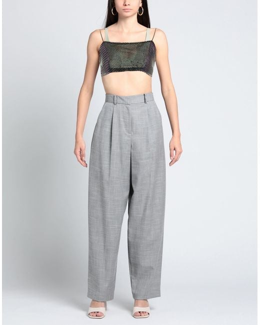 ROTATE BIRGER CHRISTENSEN Black Lottie bustier aus mesh mit kristallen