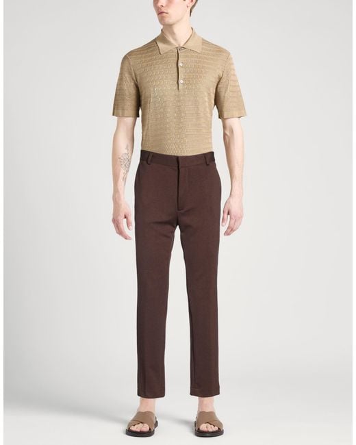 Daniele Alessandrini Brown Pants for men