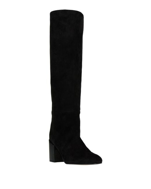 Stuart Weitzman Black Boot Leather