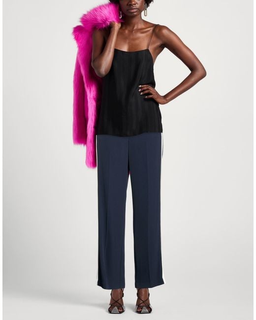 Patrizia Pepe Blue Midnight Pants Polyester, Elastane