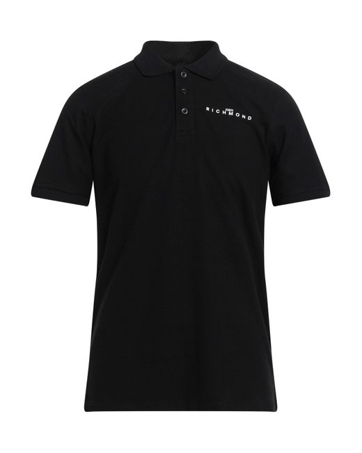John Richmond Poloshirt in Black für Herren
