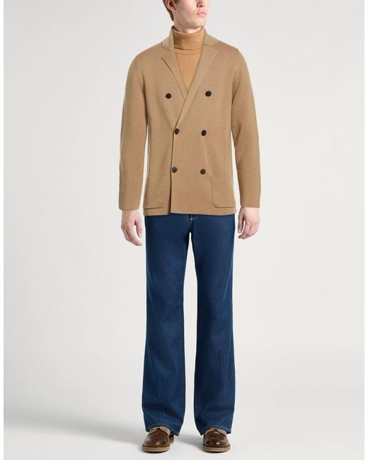 Drumohr Natural Modern Blazer Merino Wool for men