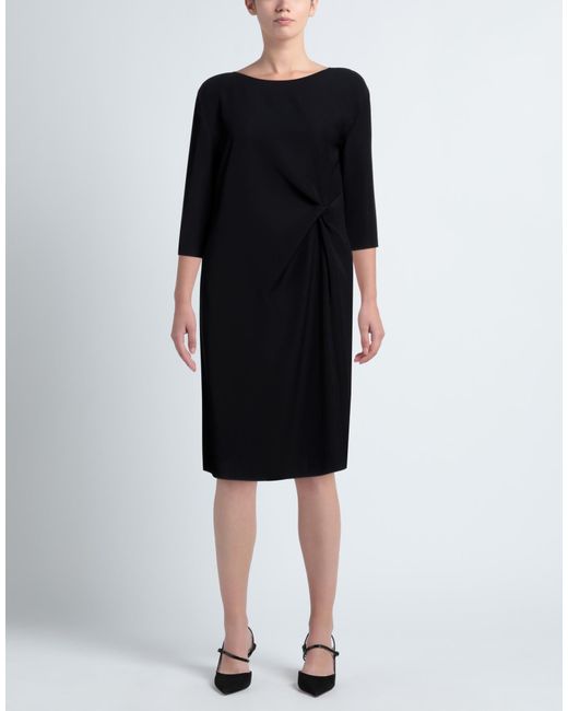 Emporio Armani Black Midi Dress