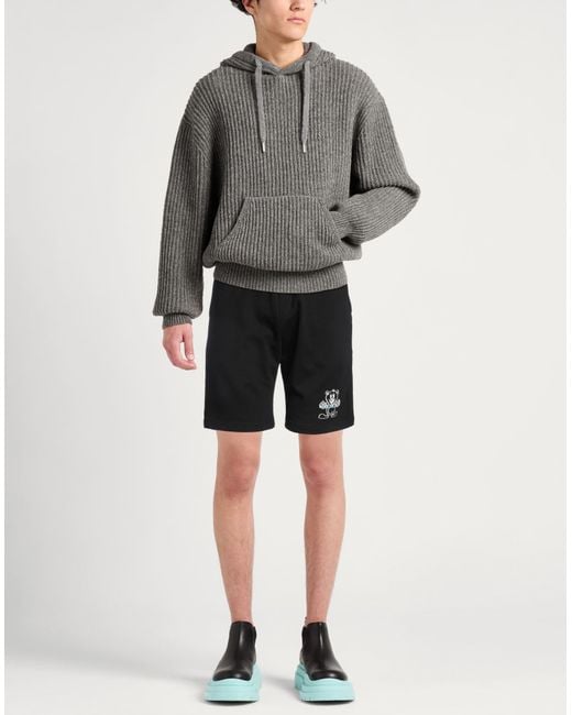 Iceberg Black Shorts & Bermuda Shorts for men