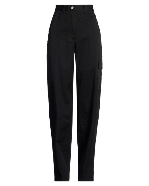 Calvin Klein Black Pants Cotton, Elastane