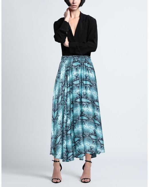 5 PROGRESS Blue Maxi Skirt Polyester