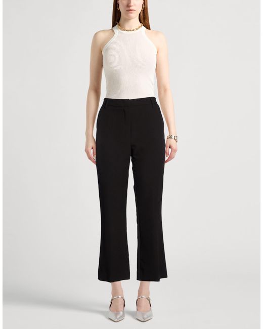 GAUDI Black Pants Polyester, Elastane